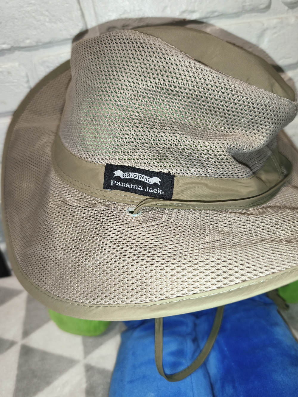 Original Panama Jack Mesh Sun Hat - Khaki